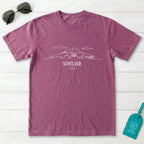 Scotland Alba Skyline Minimalist T-Shirt