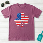 American Flag Shamrock T-Shirt