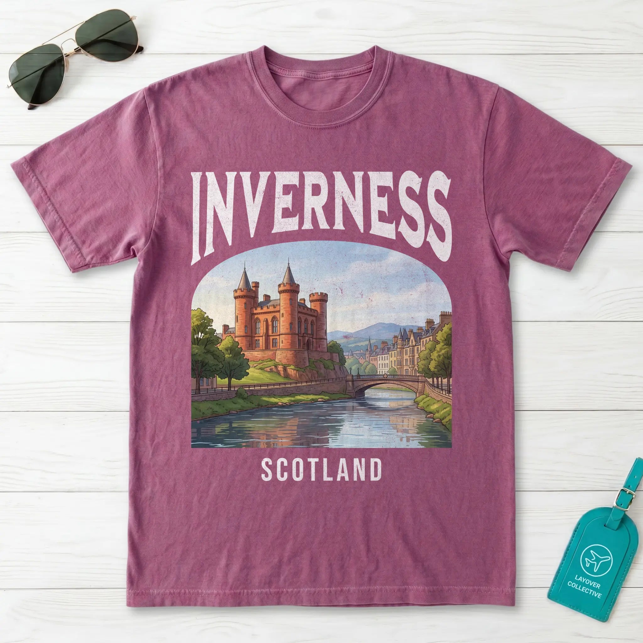 Inverness Vintage Poster Scotland T-Shirt