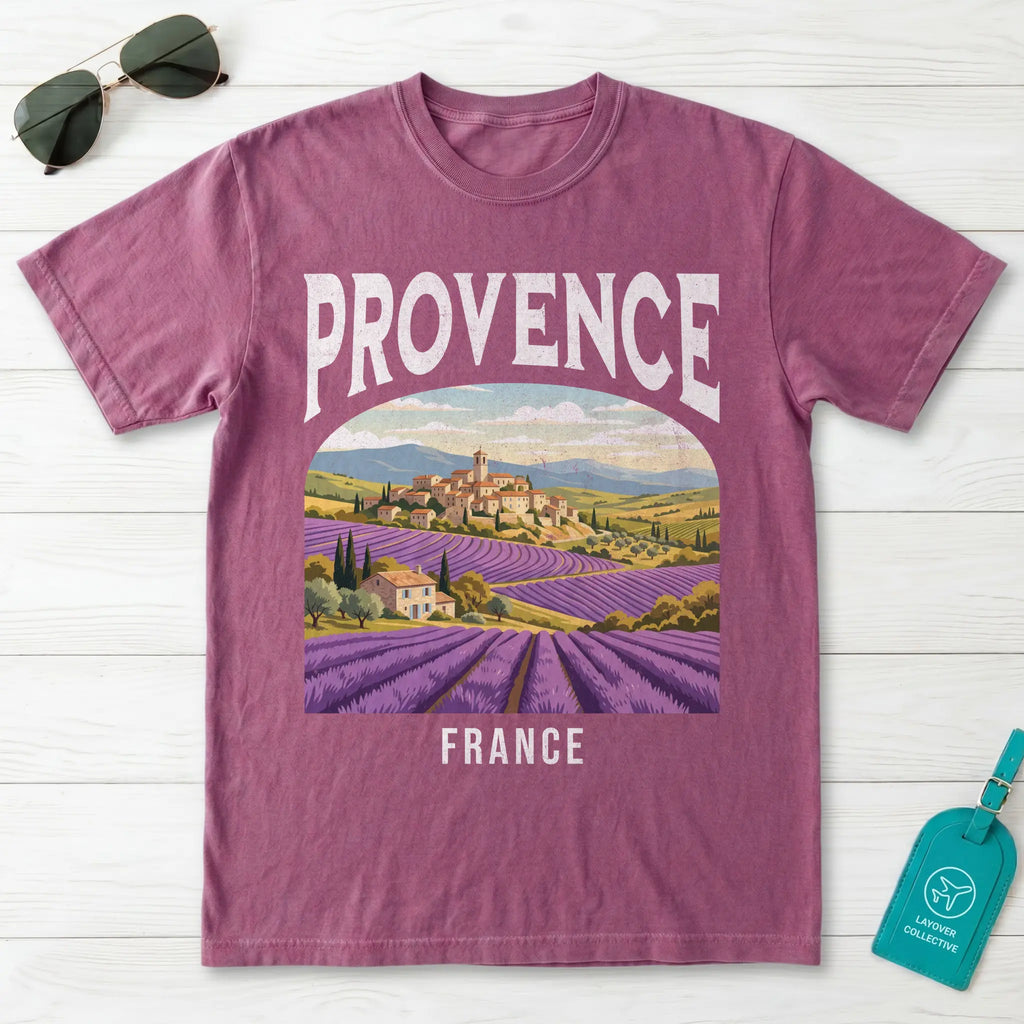 Provence France Vintage Travel Poster T-Shirt