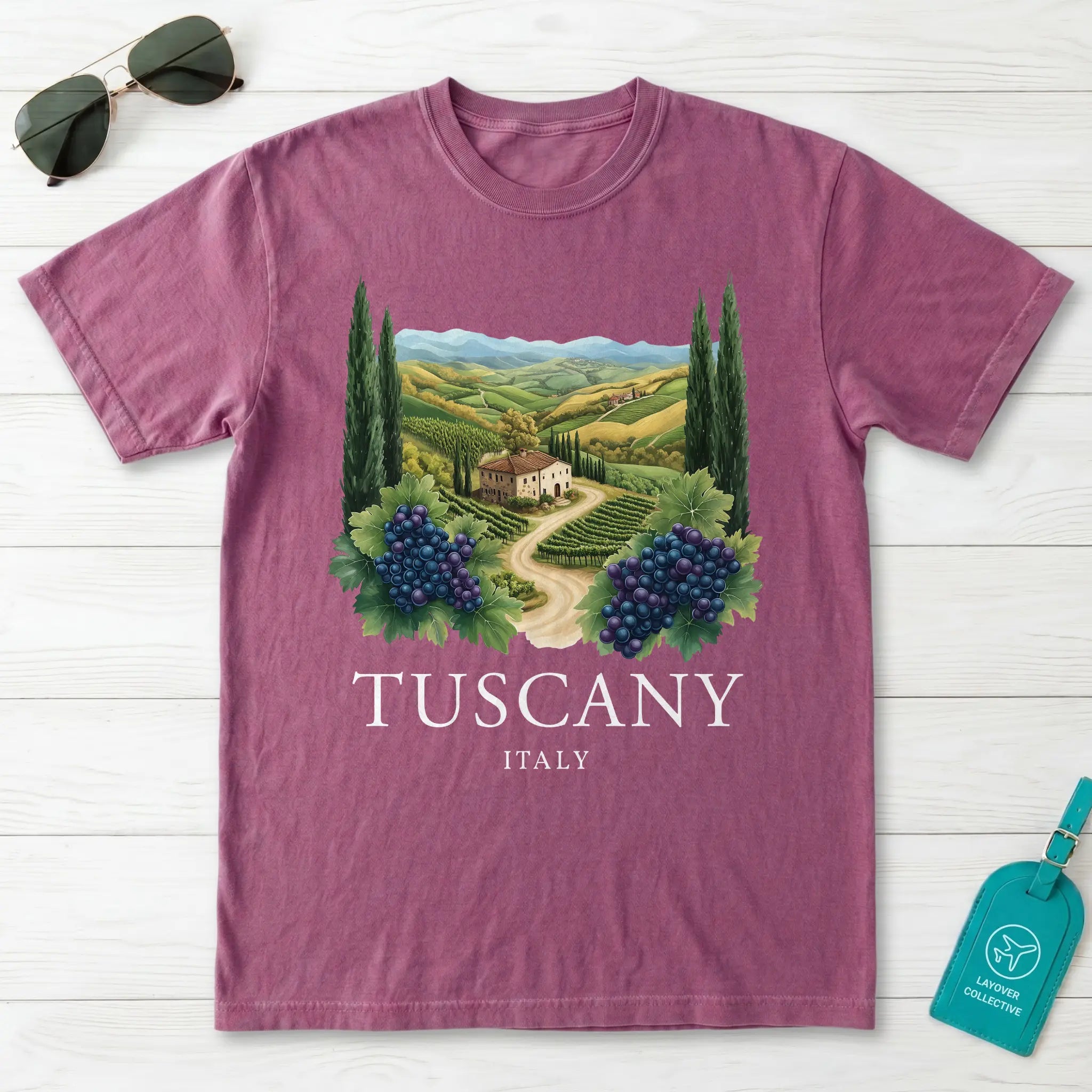 Tuscany Italy Vineyard T-Shirt