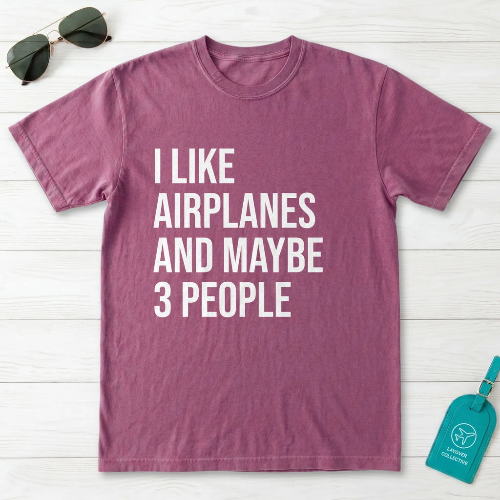 I Like Airplanes T-Shirt