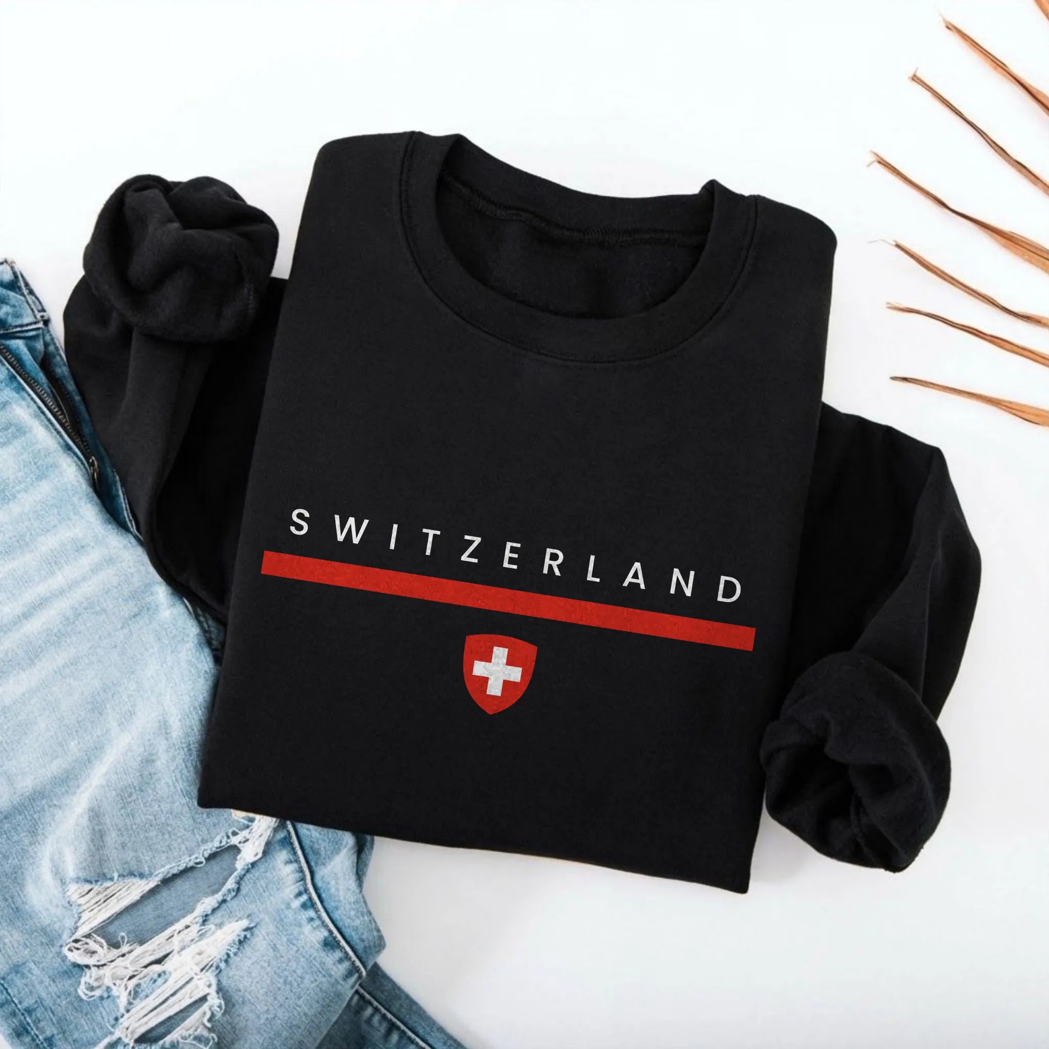 Switzerland Flagline Sweatshirt