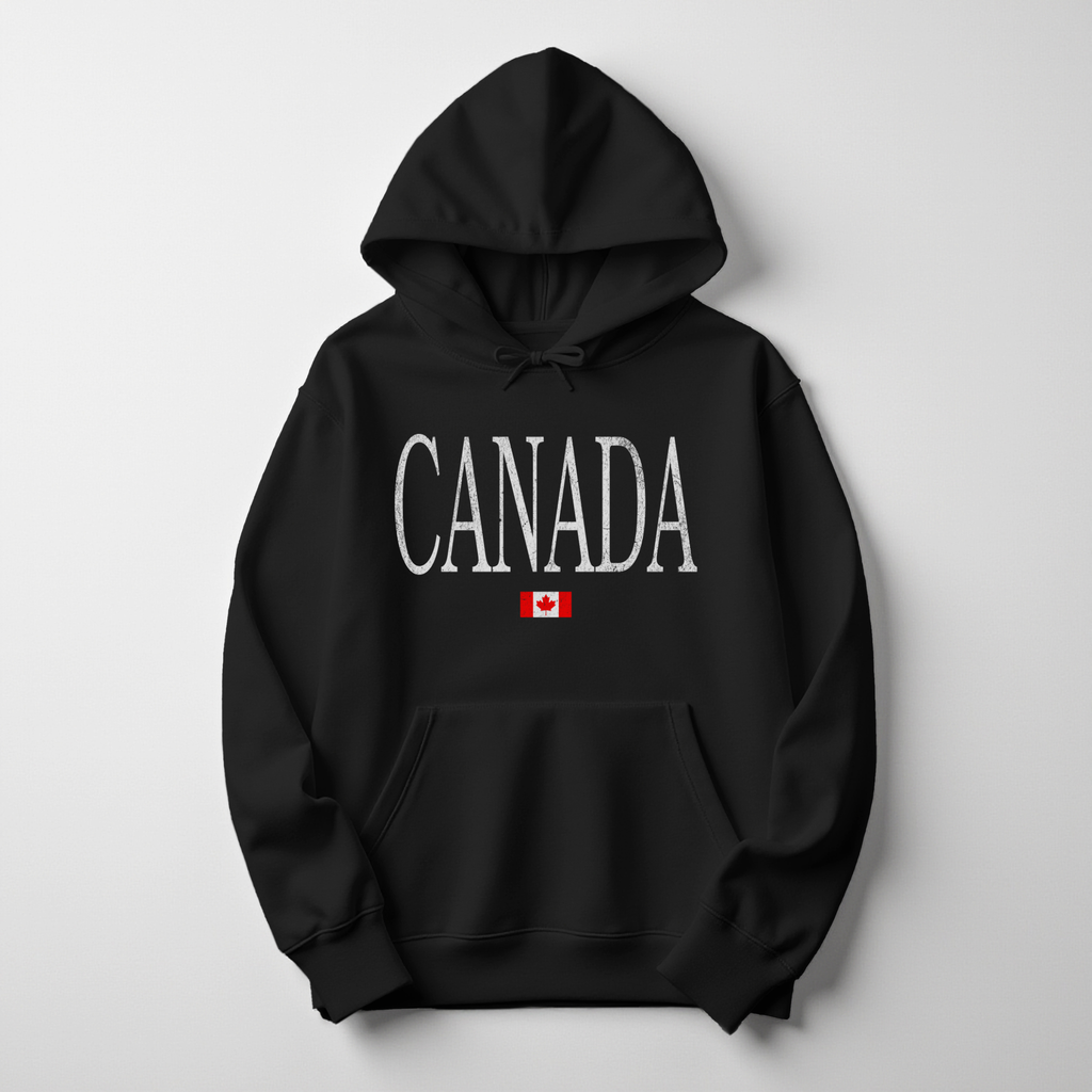 Distressed Canada Hoodie