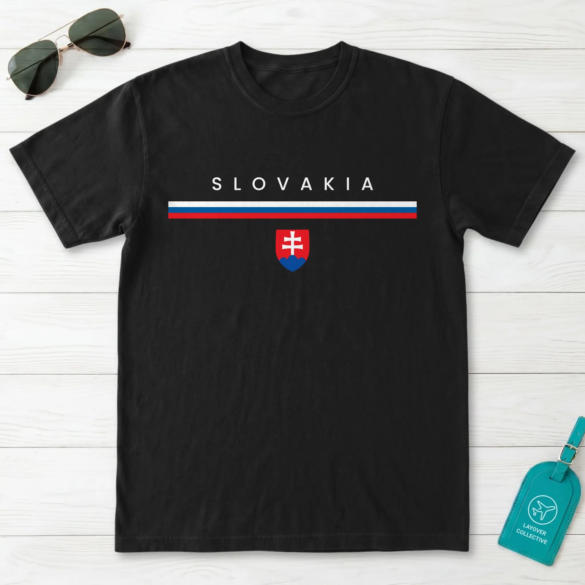 Slovakia Flagline T-Shirt