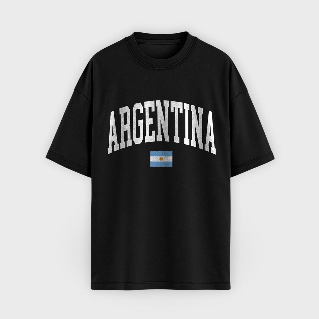 Argentina Collegiate Flag T-Shirt
