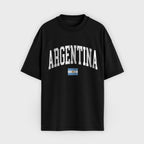 Argentina Collegiate Flag T-Shirt