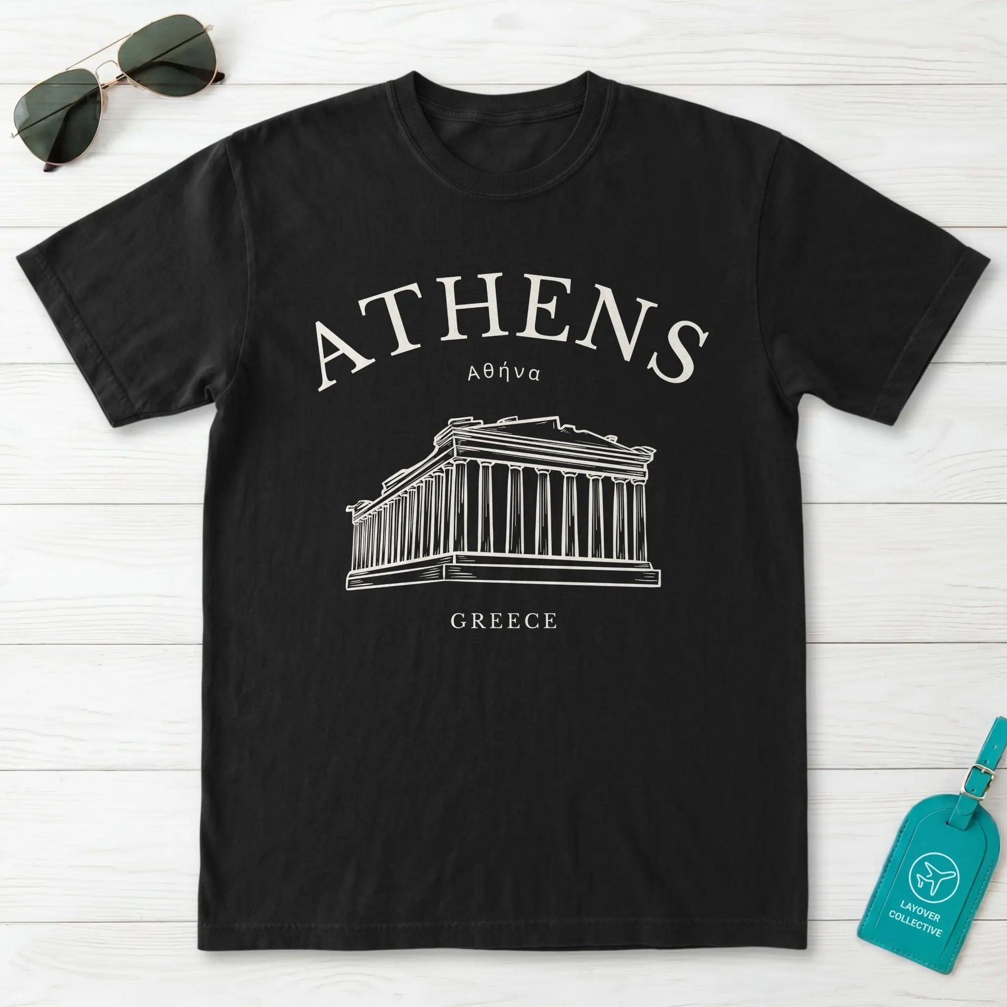 Athens Vintage Sketch T-Shirt