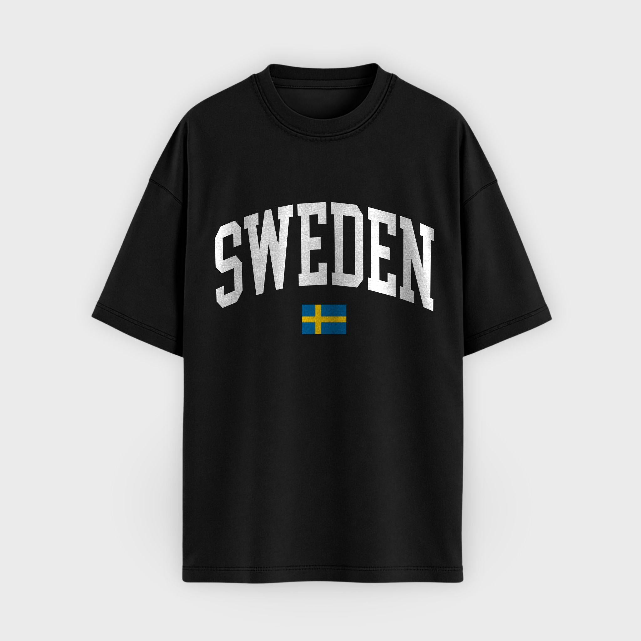 Sweden Collegiate Flag T-Shirt