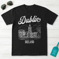 Dublin Ireland Line Art T-Shirt