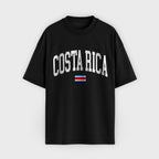 Costa Rica Collegiate Flag T-Shirt