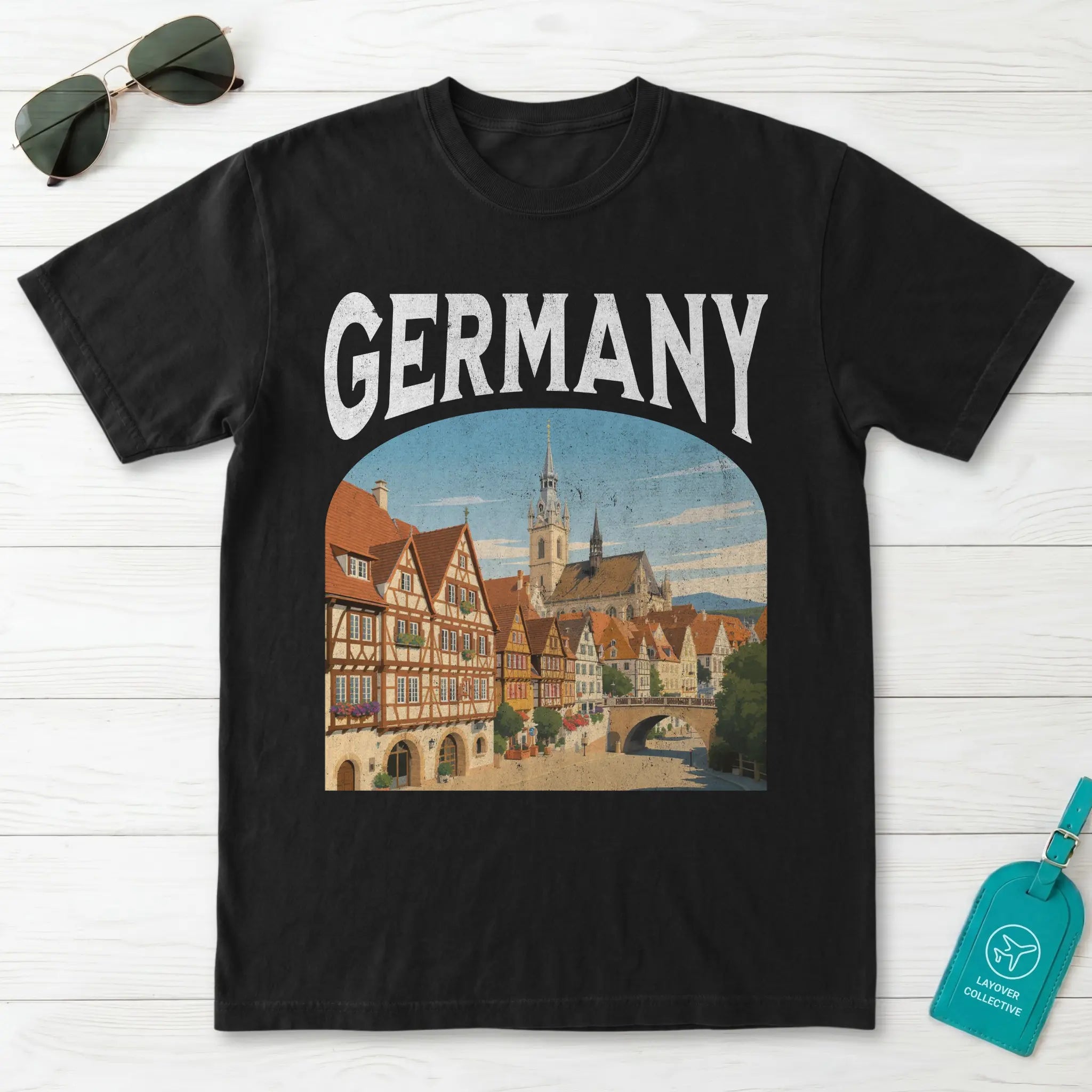 Germany Vintage Travel Poster T-Shirt
