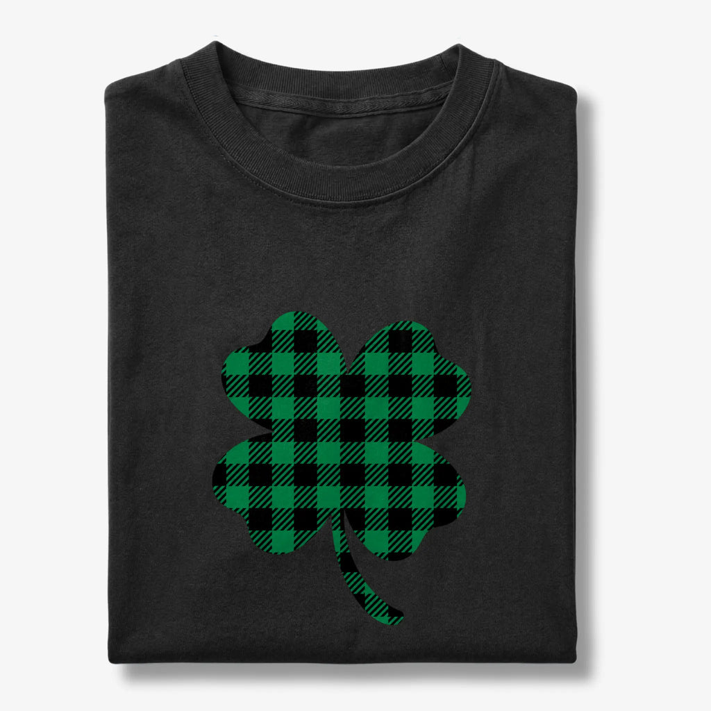 Buffalo Plaid Shamrock T-Shirt