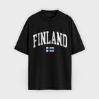 Finland Collegiate Flag T-Shirt