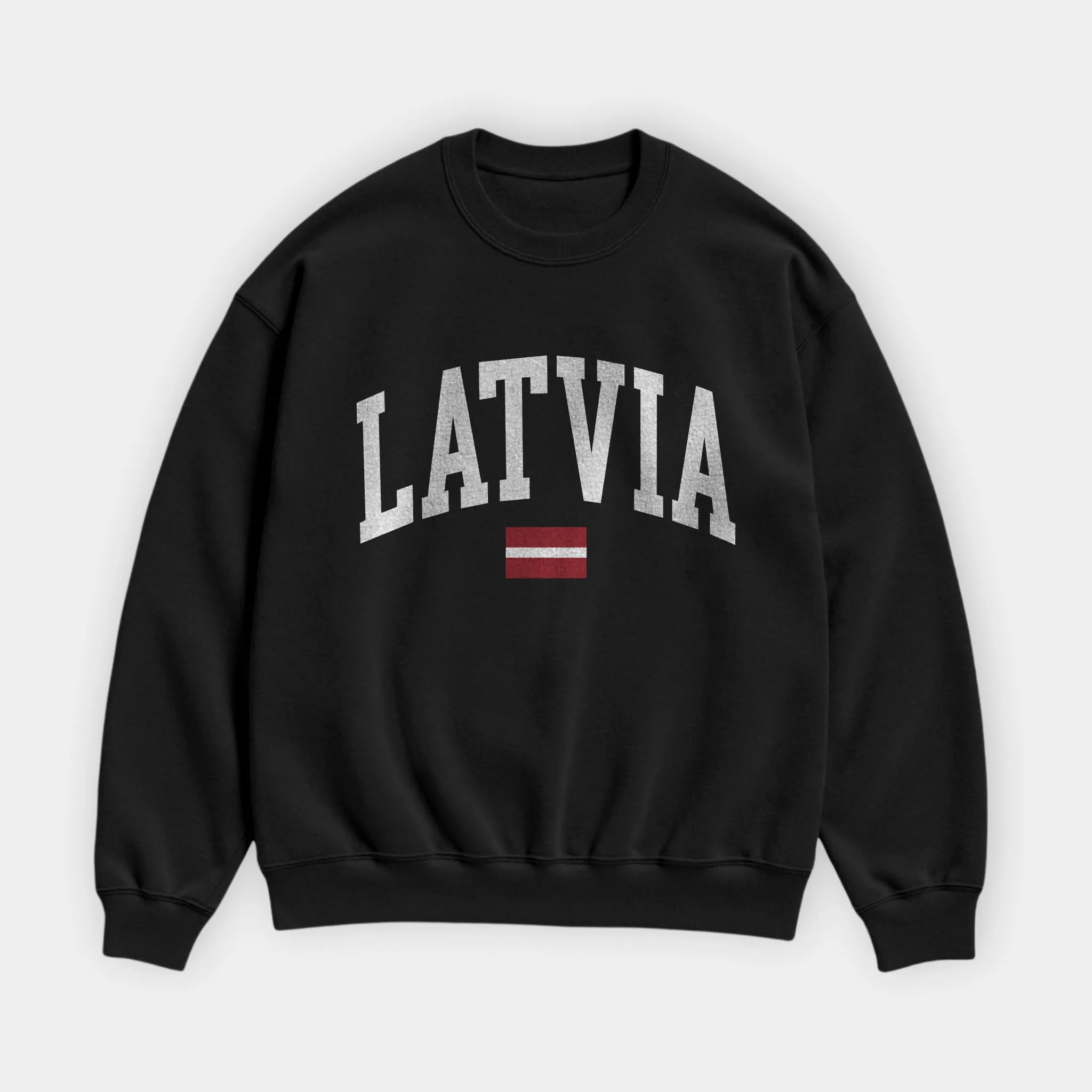 Latvia Collegiate Flag Sweatshirt