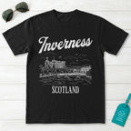 Inverness Scotland Line Art T-Shirt