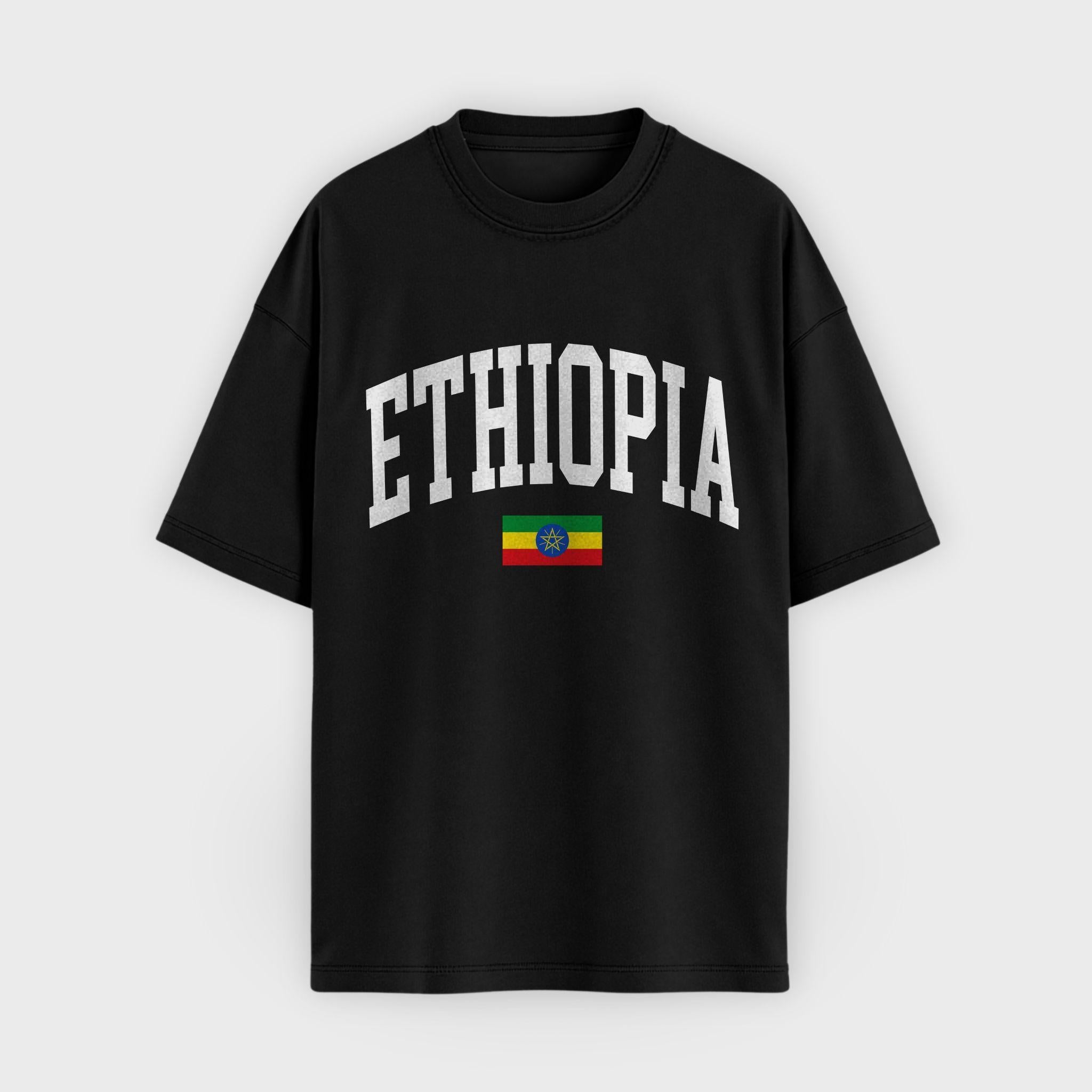 Ethiopia Collegiate Flag T-Shirt
