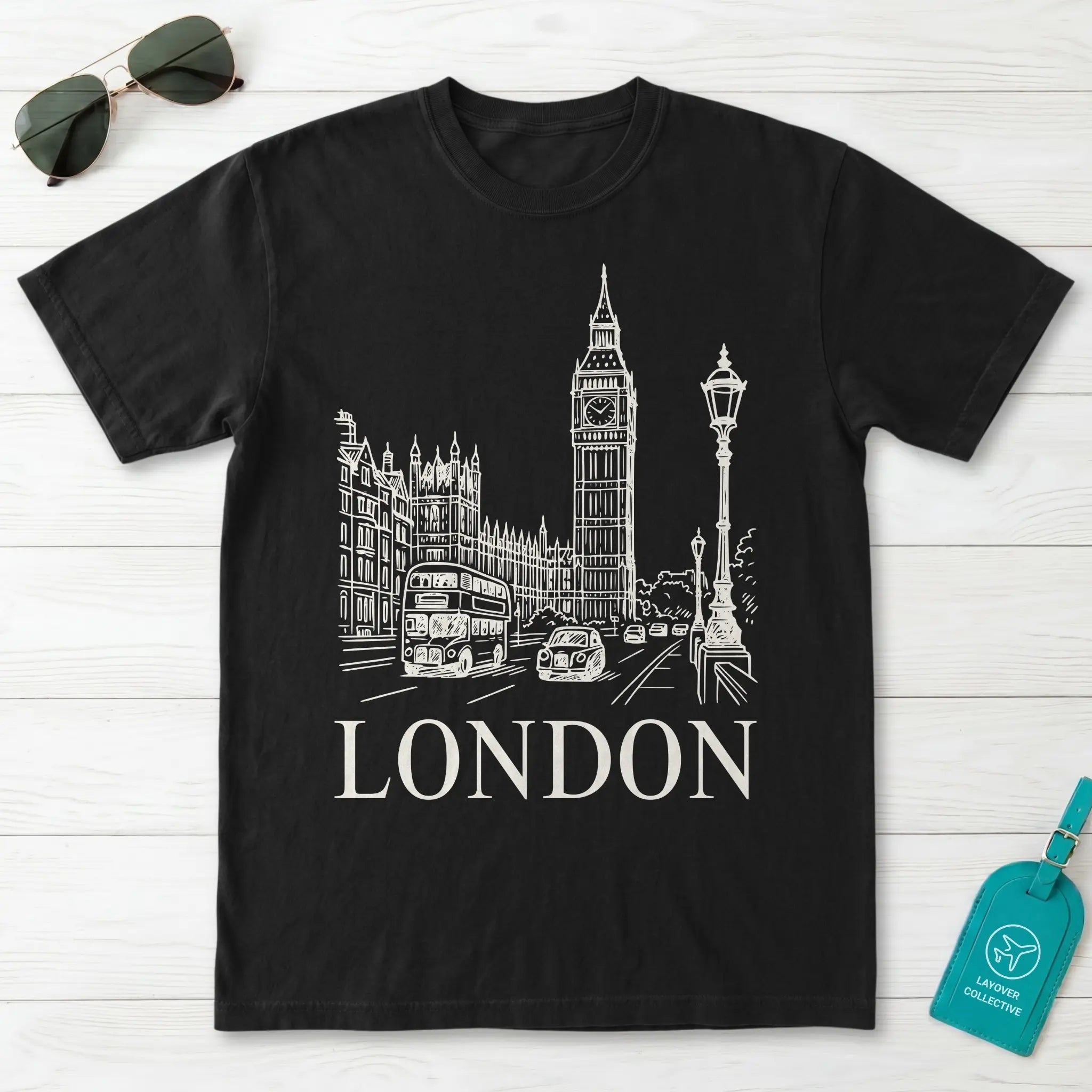 London Vintage Sketch T-Shirt