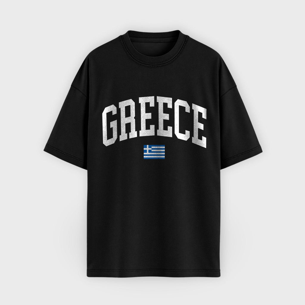Greece Collegiate Flag T-Shirt