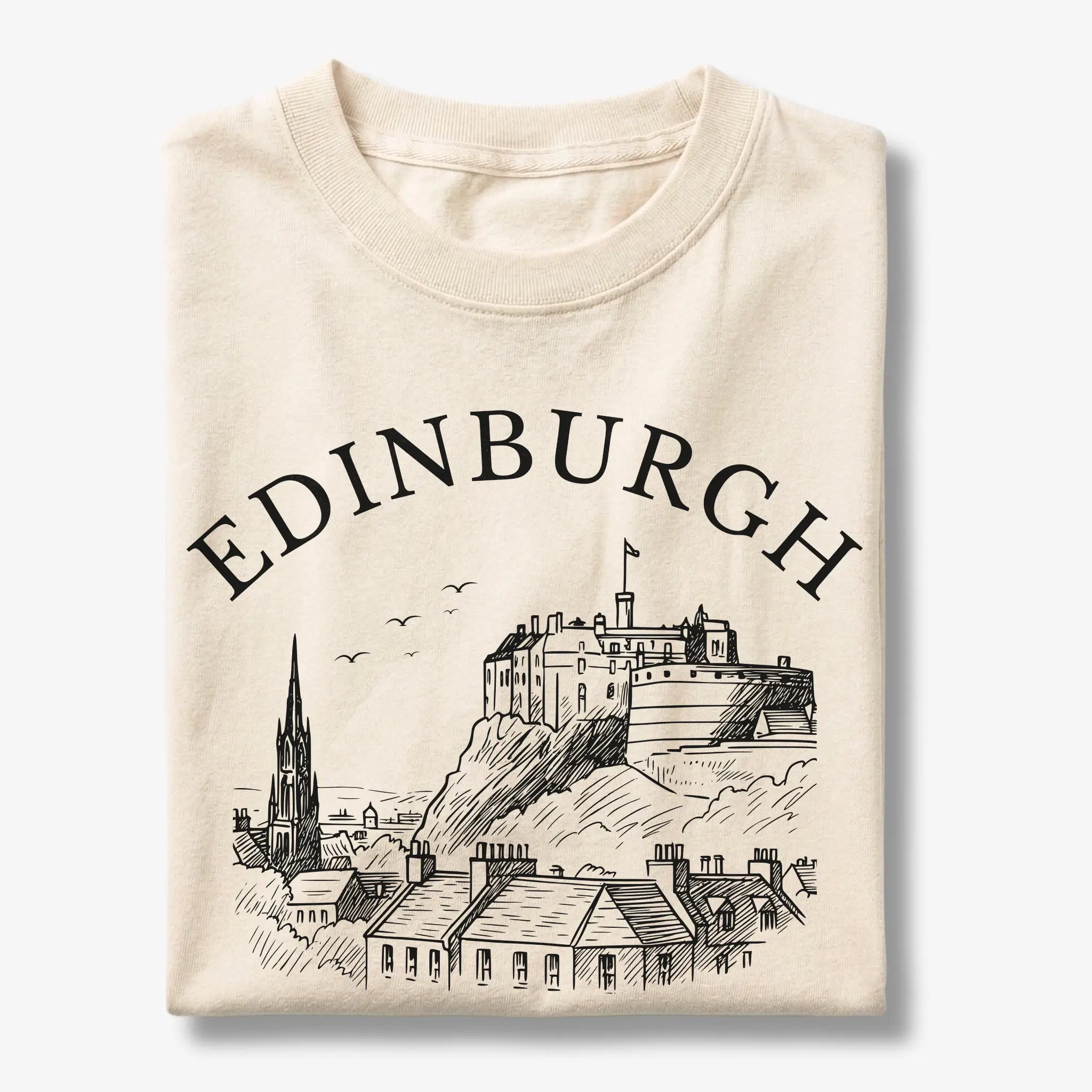 Edinburgh Vintage Sketch T-Shirt