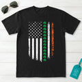 Irish American Flag Shamrock T-Shirt