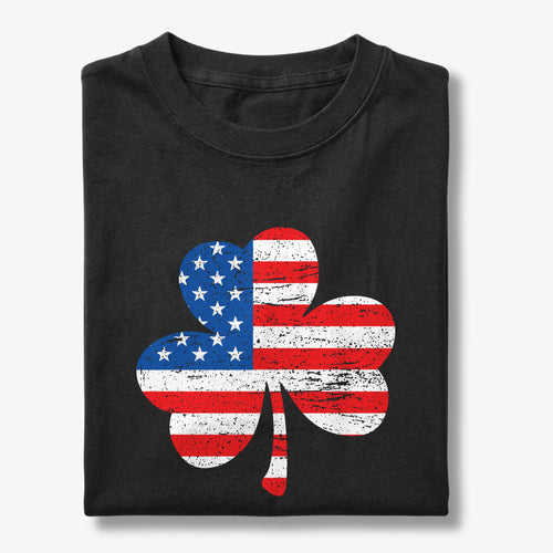 American Flag Shamrock T-Shirt