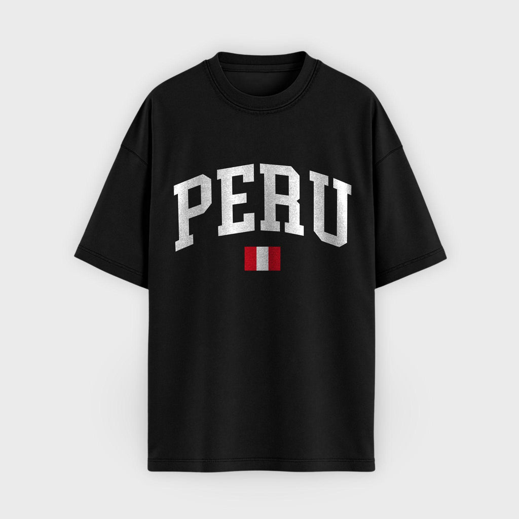 Peru Collegiate Flag T-Shirt