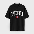 Peru Collegiate Flag T-Shirt