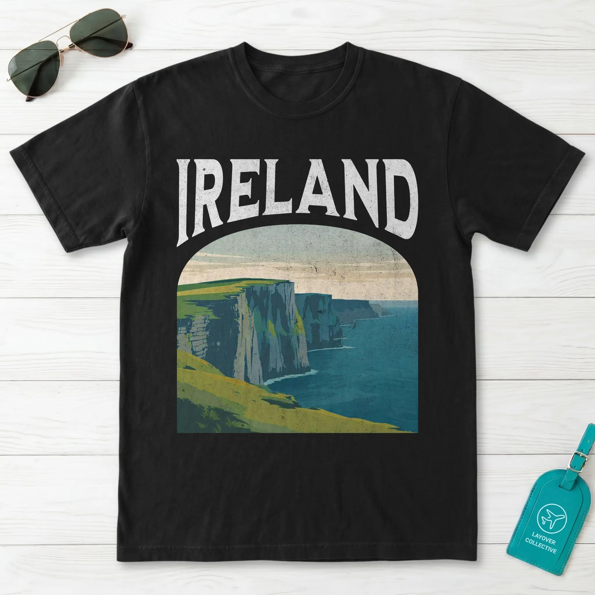 Ireland Vintage Travel Poster T-Shirt