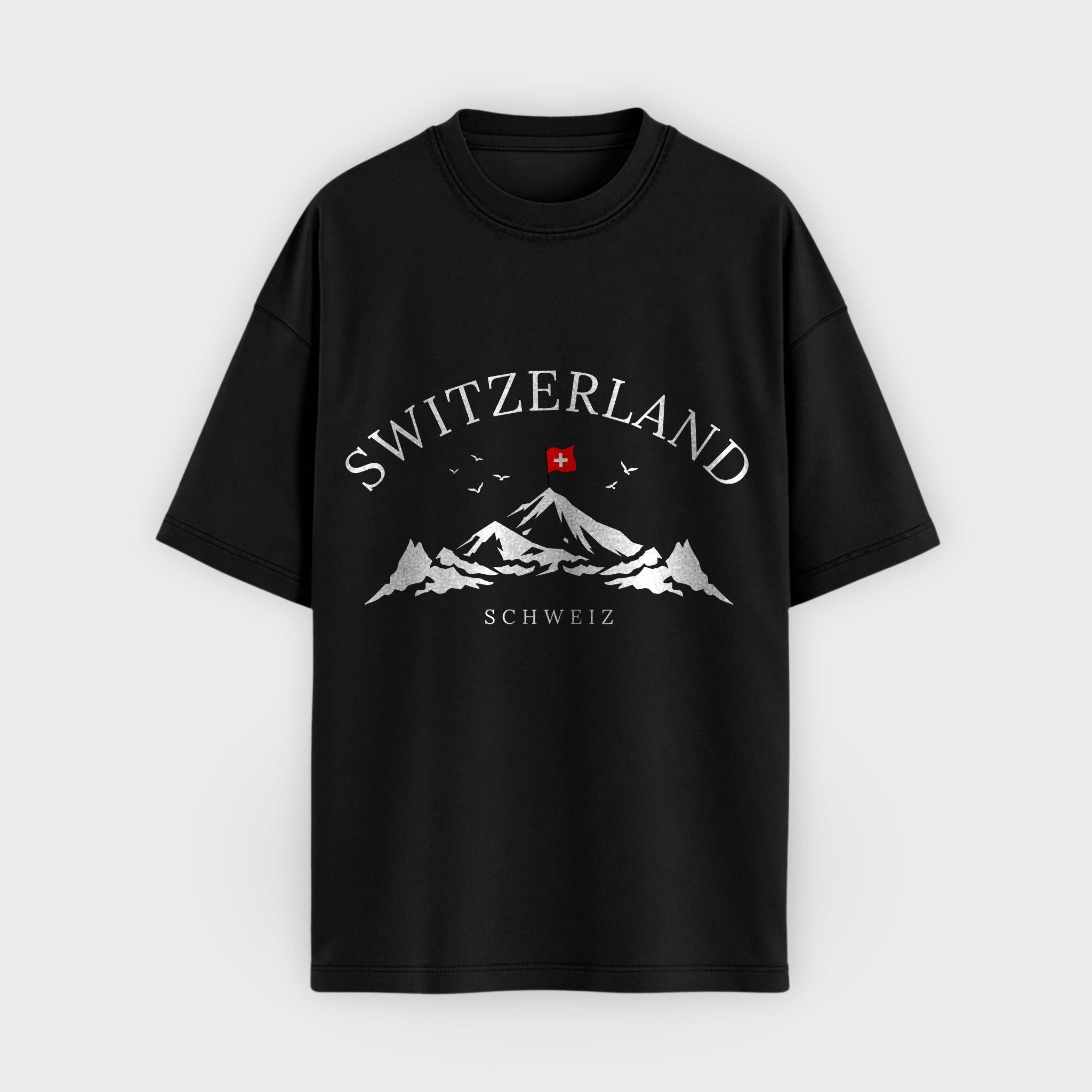 Switzerland Mountain Vista T-Shirt