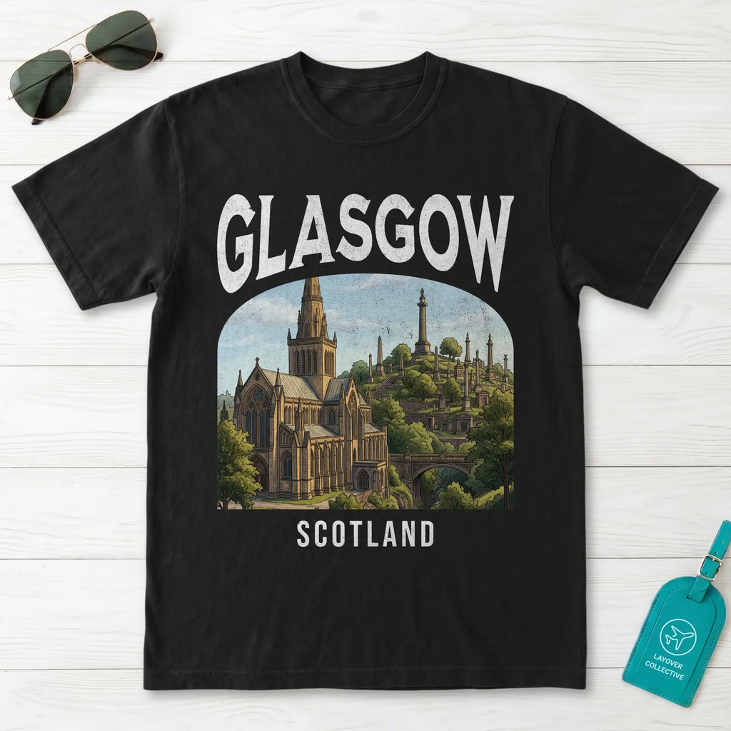Glasgow Vintage Poster Scotland T-Shirt