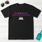 Cambodia Flagline T-Shirt