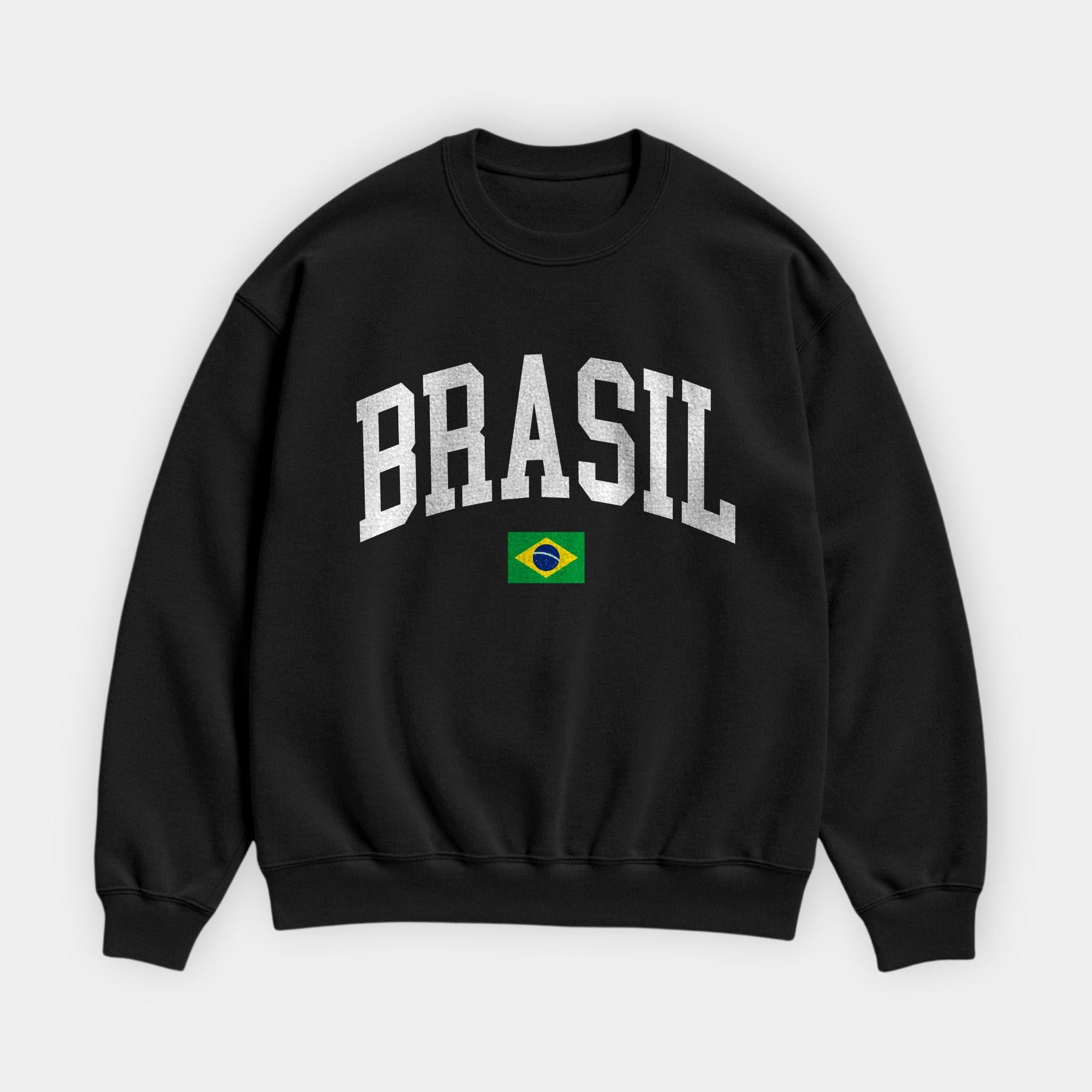 Brasil Collegiate Flag Sweatshirt