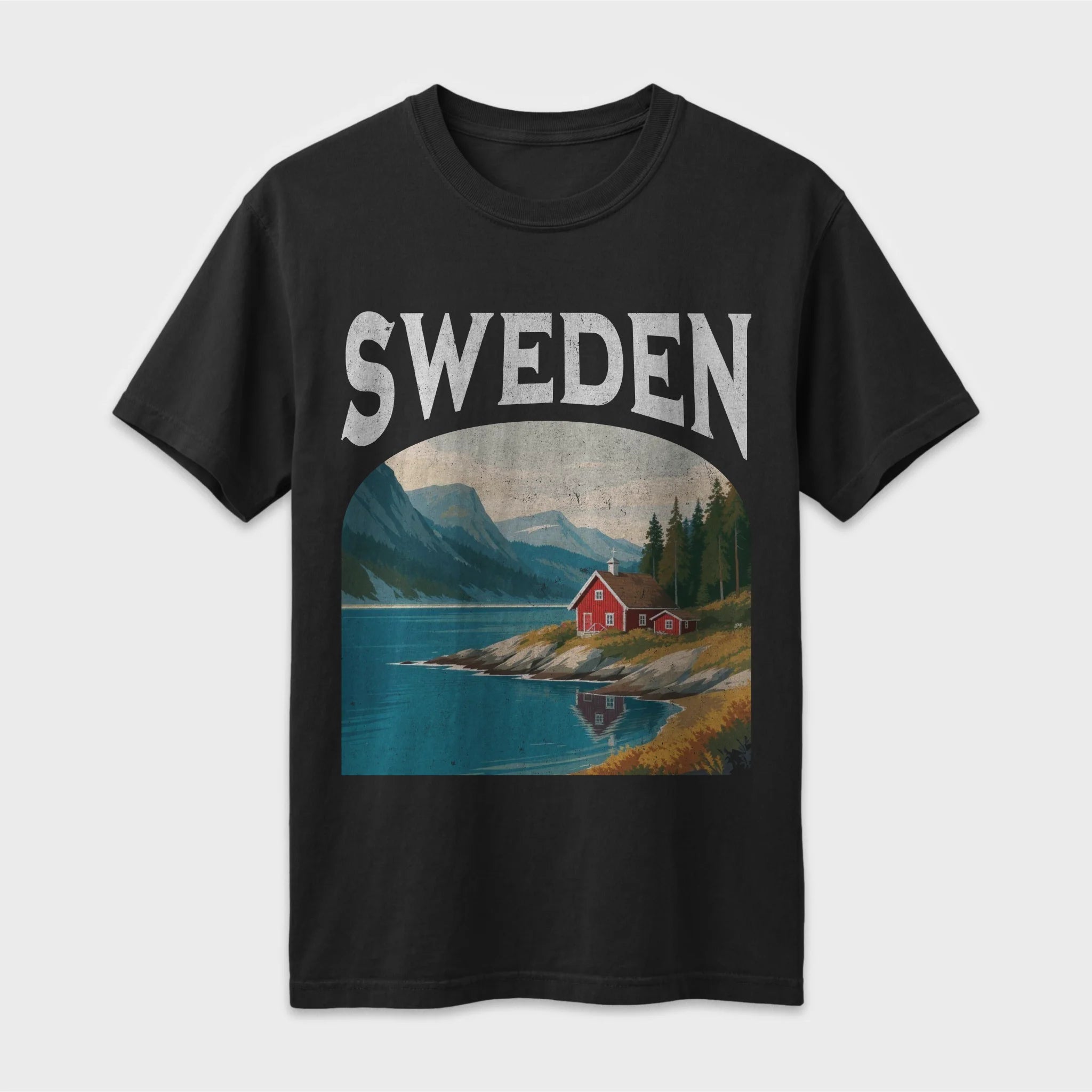 Sweden Vintage Travel Poster T-Shirt
