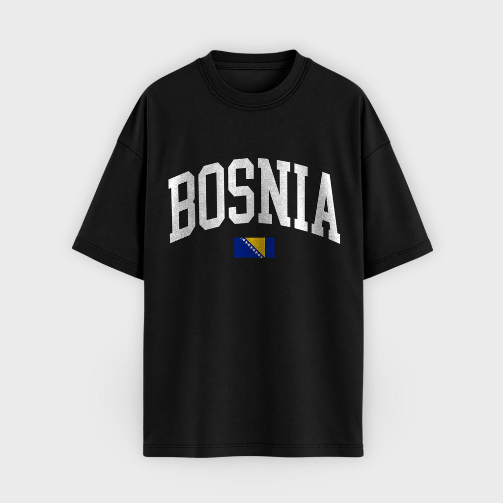 Bosnia Collegiate Flag T-Shirt