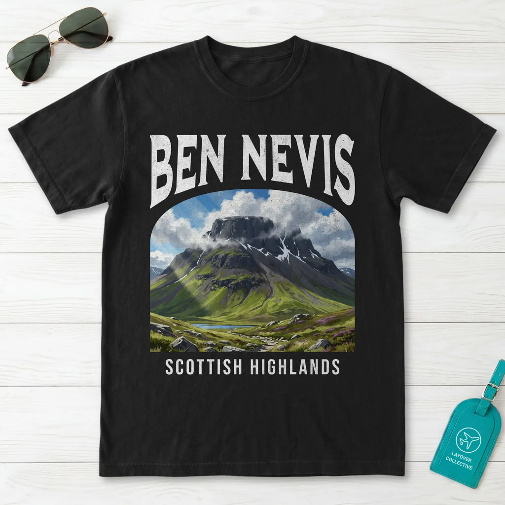 Ben Nevis Vintage Poster Scotland T-Shirt