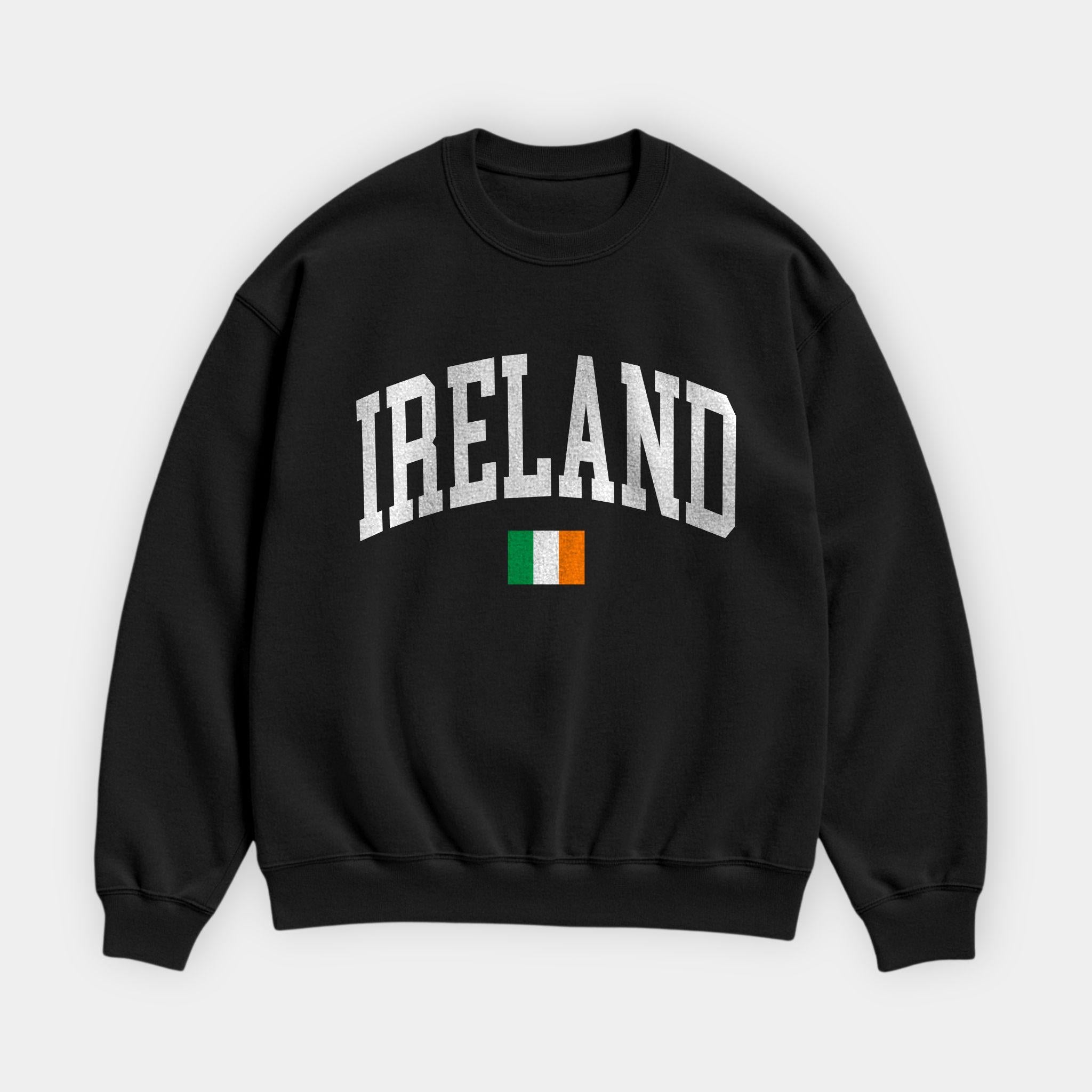 Ireland Collegiate Flag Sweatshirt