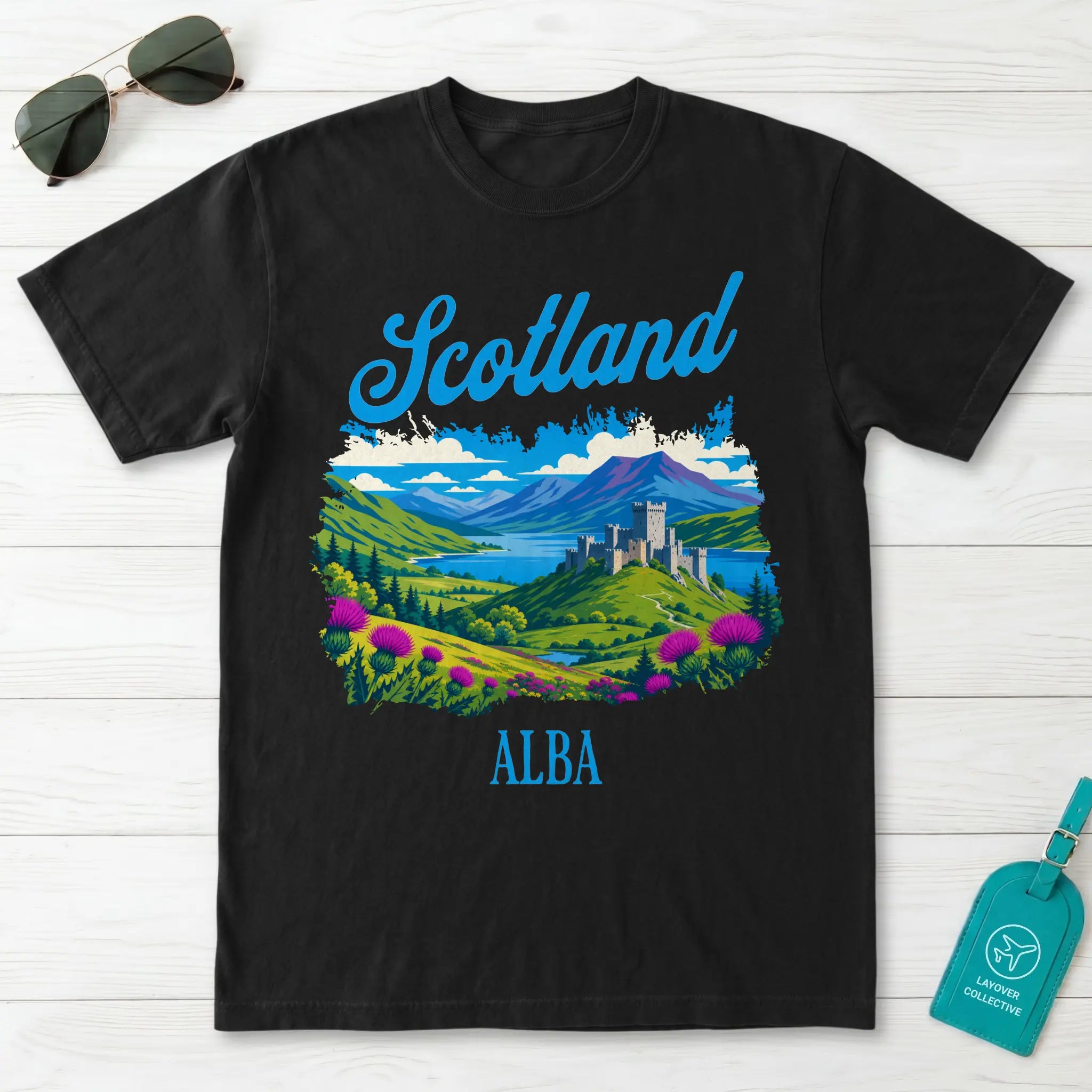 Scotland Alba Highland Castle T-Shirt
