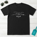Scotland Alba Skyline Minimalist T-Shirt