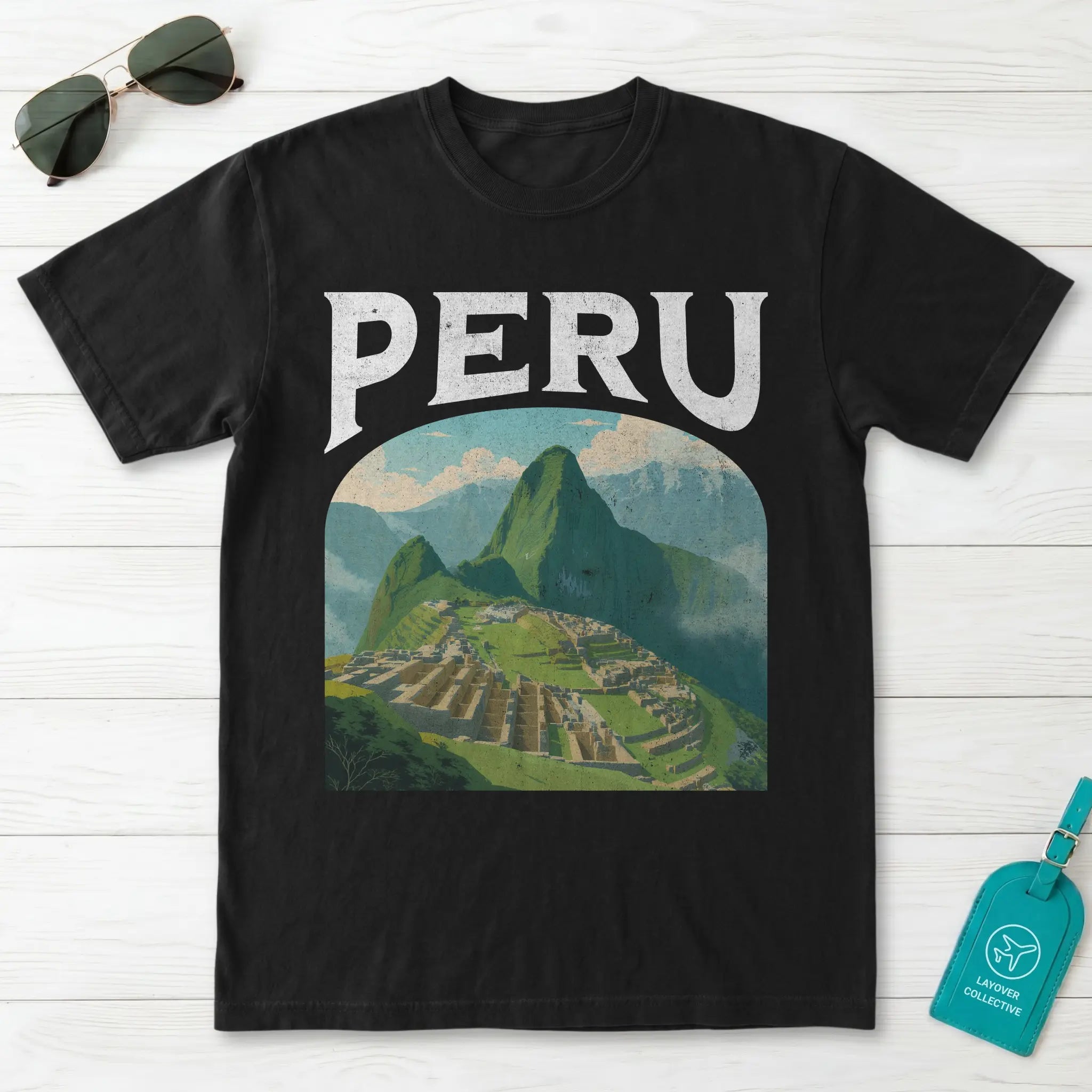 Peru Vintage Travel Poster T-Shirt