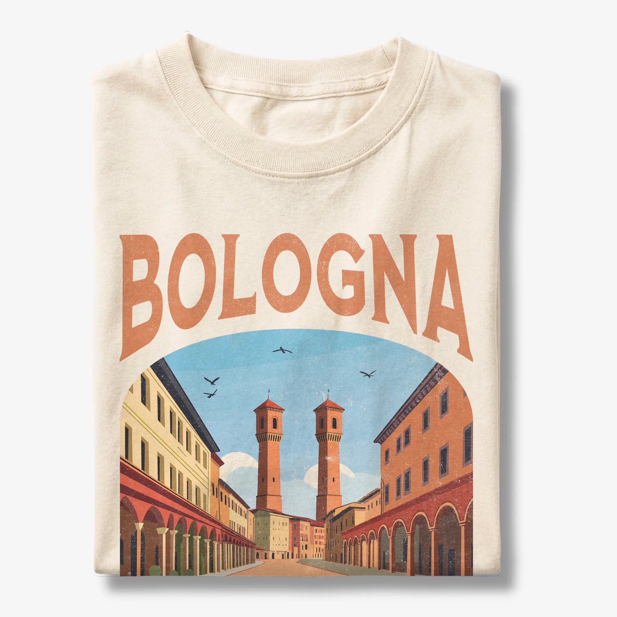 Bologna Italy Vintage Travel Poster T-Shirt