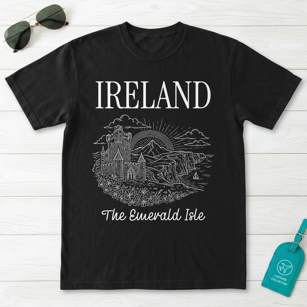 Ireland Emerald Isle Castle T-Shirt