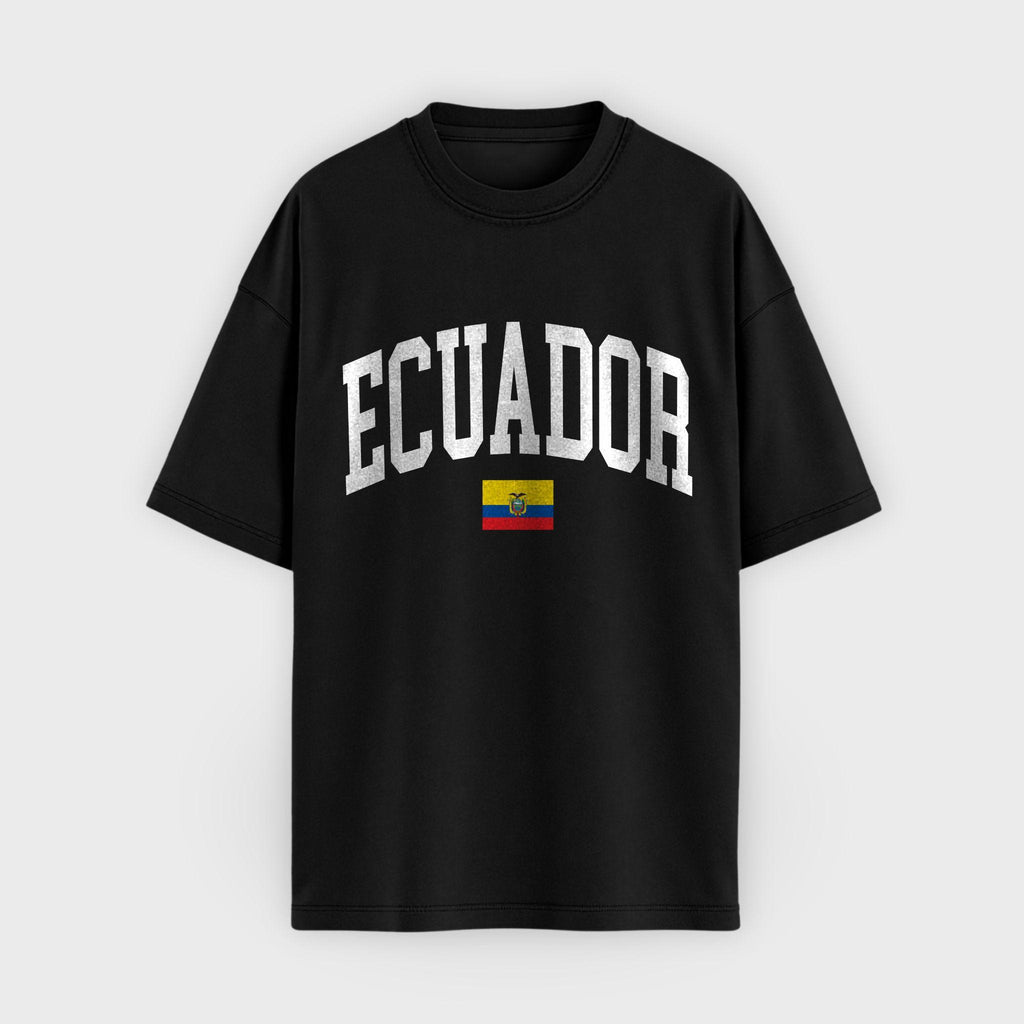 Ecuador Collegiate Flag T-Shirt