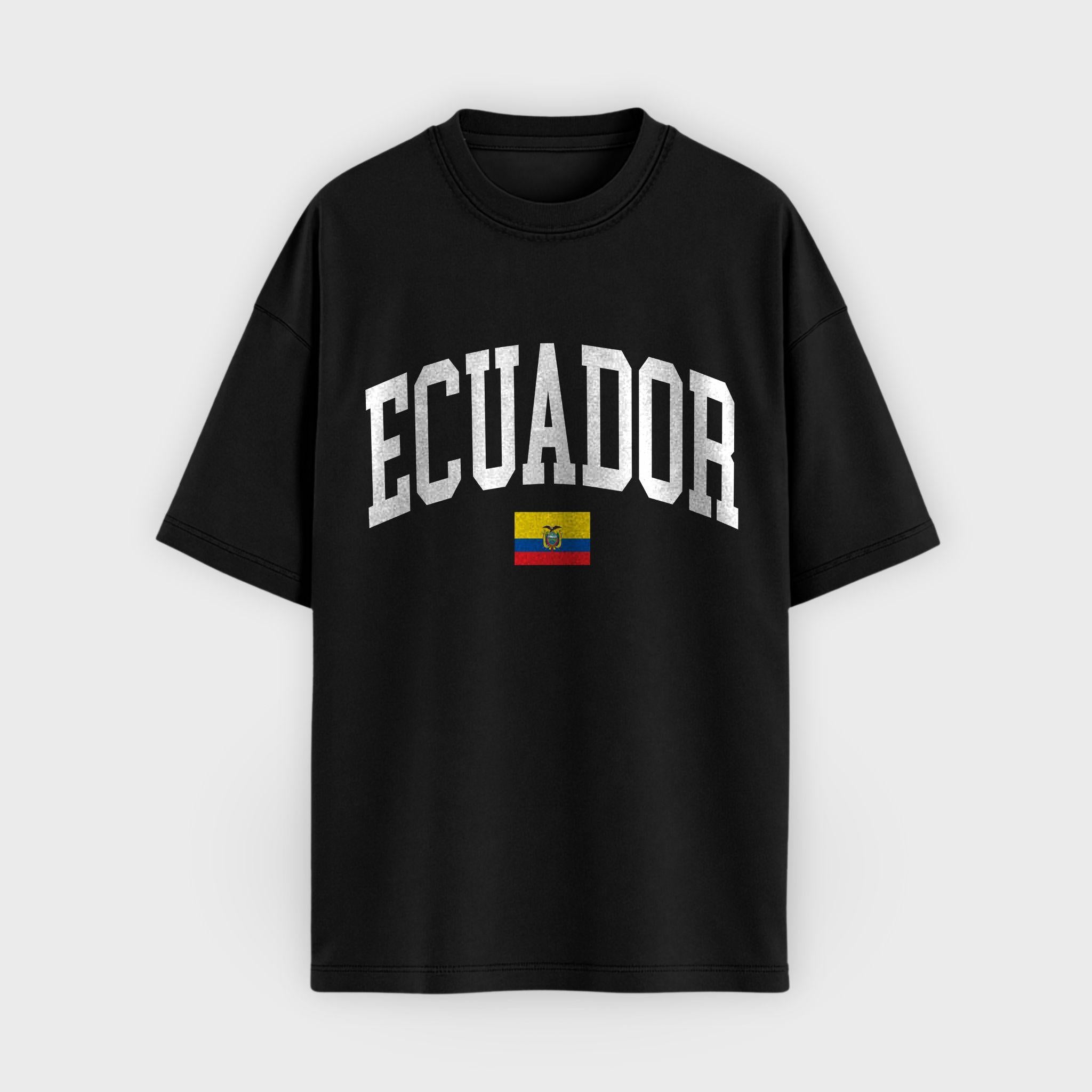 Ecuador Collegiate Flag T-Shirt