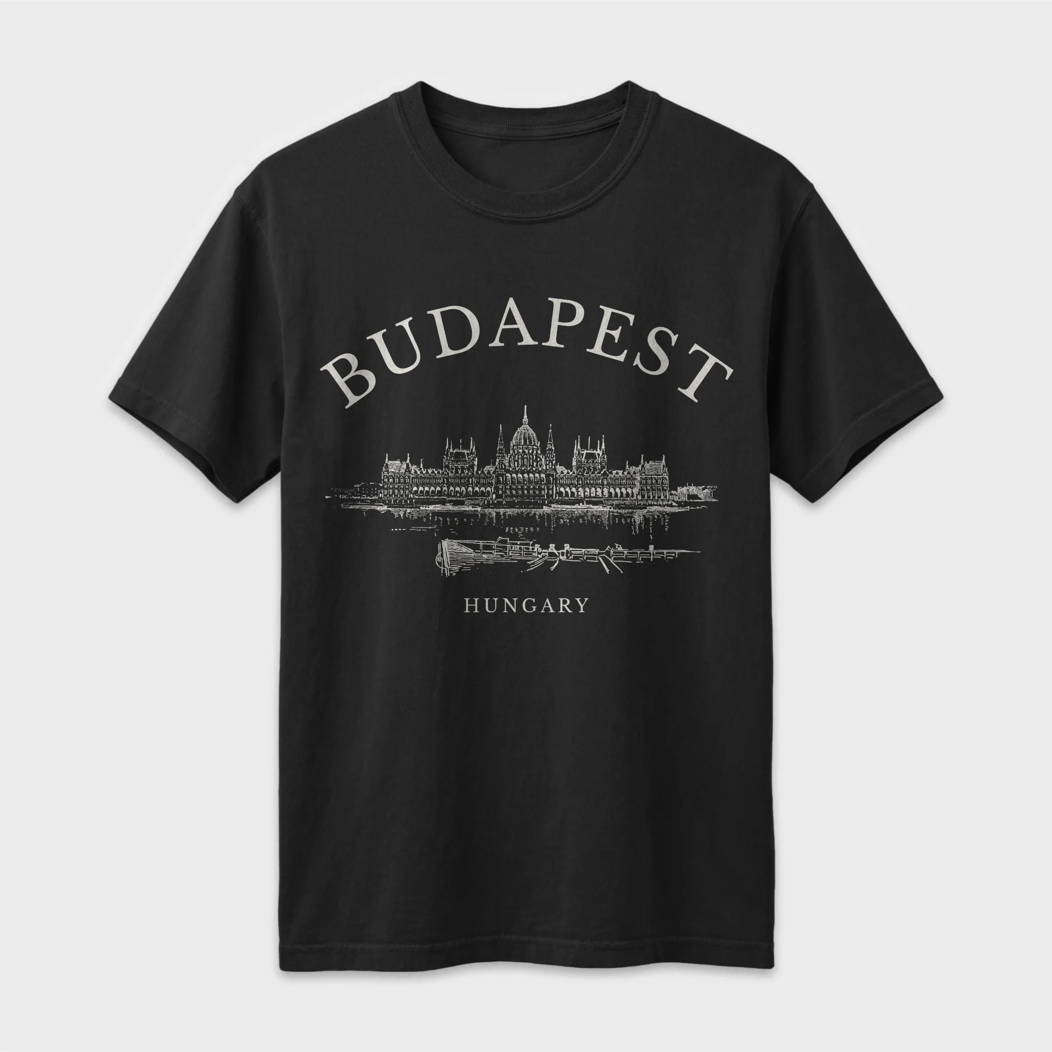Budapest Vintage Sketch T-Shirt