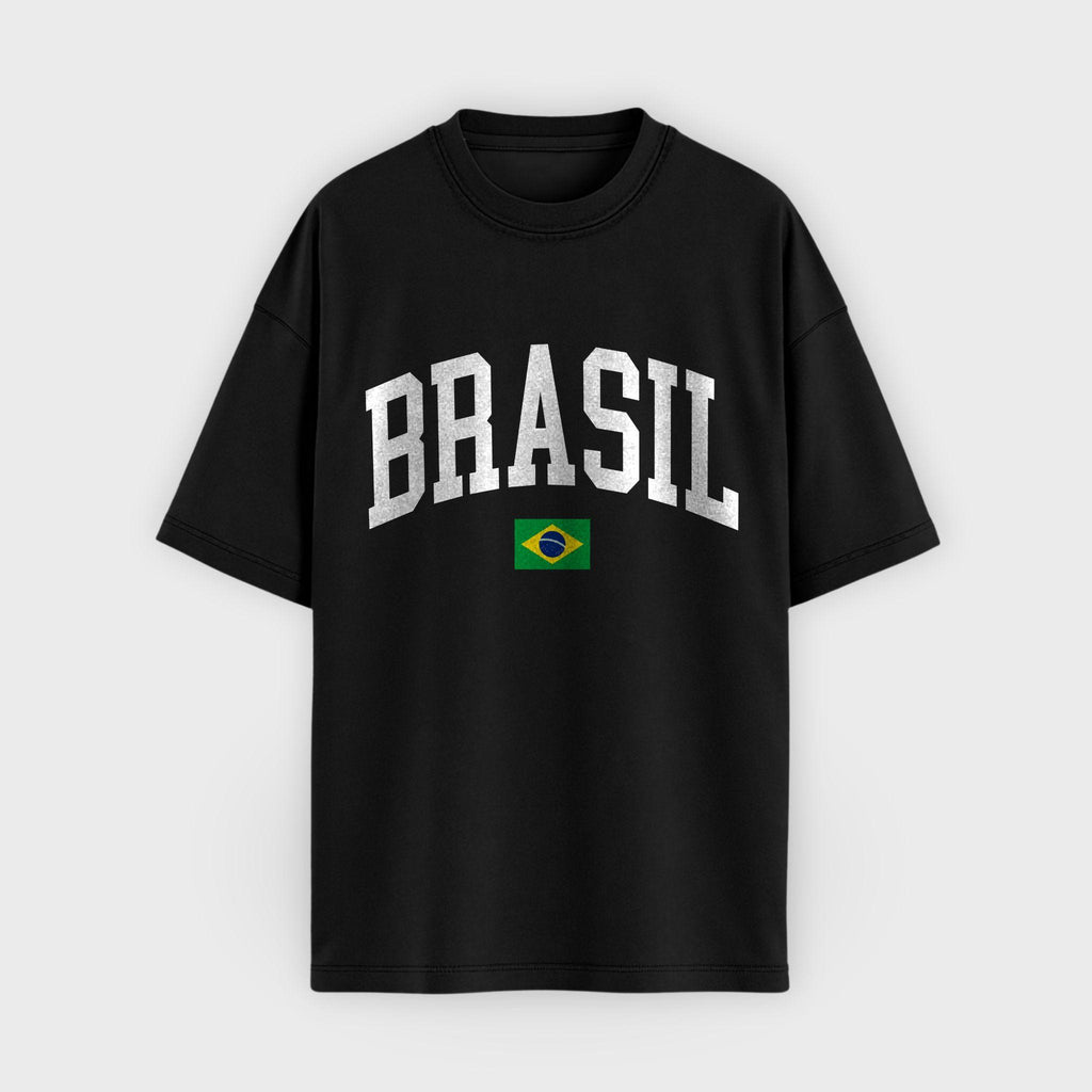 Brasil Collegiate Flag T-Shirt