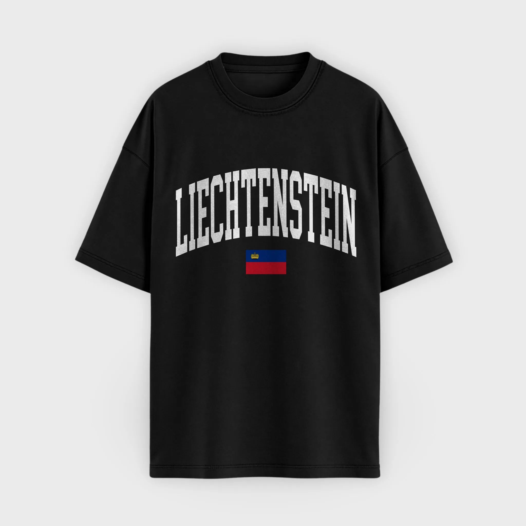 Liechtenstein Collegiate Flag T-Shirt