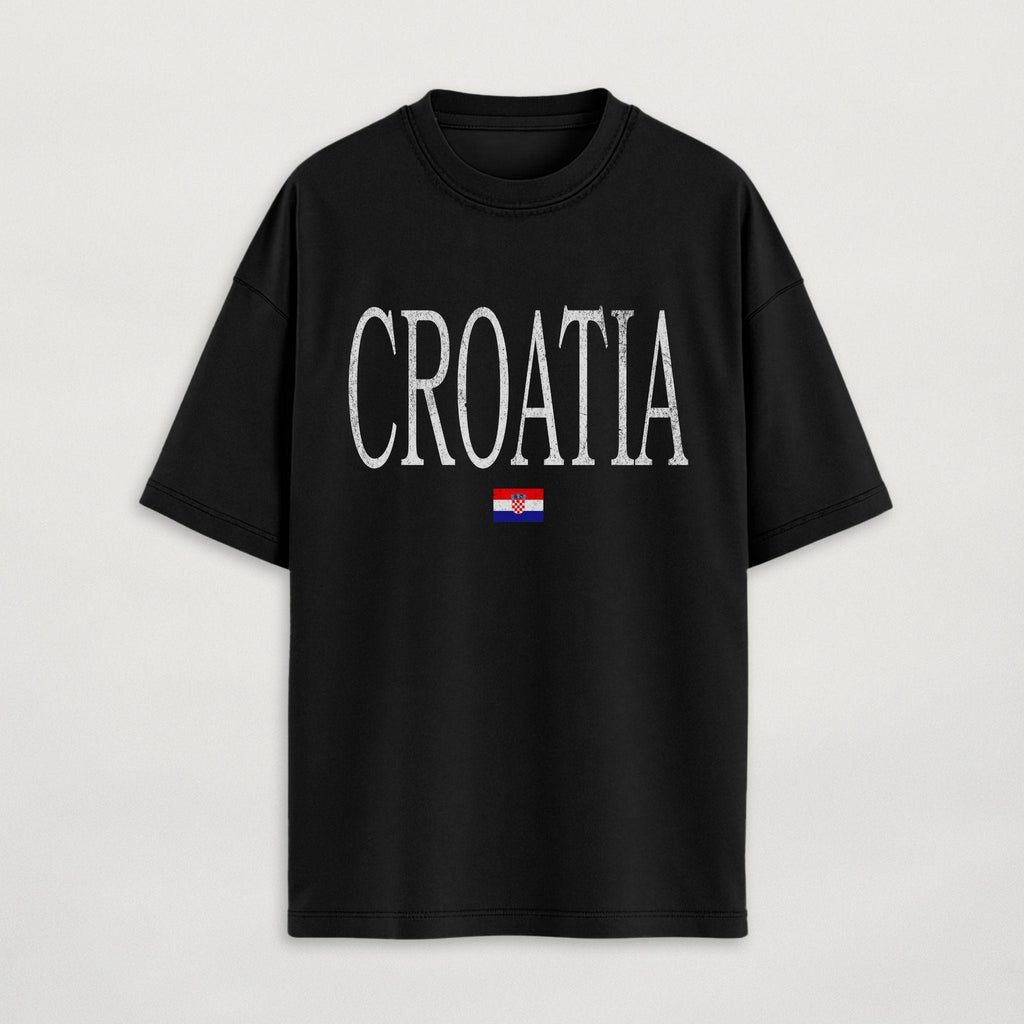 Distressed Croatia T-Shirt