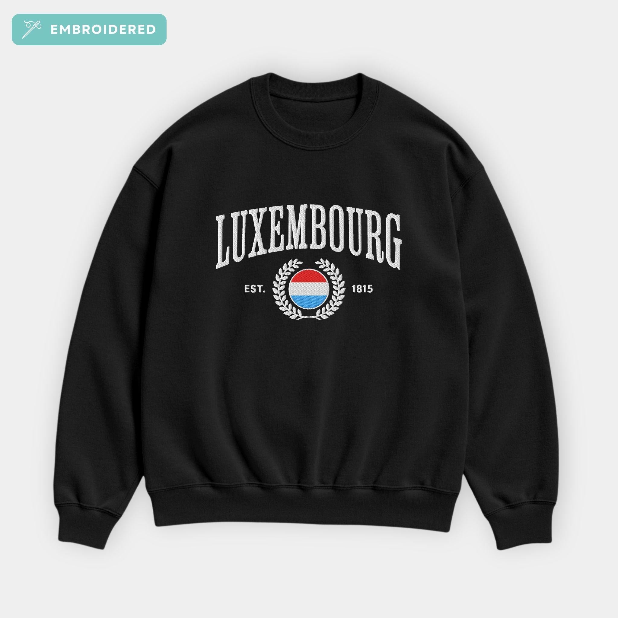 Luxembourg Crest Embroidered Sweatshirt