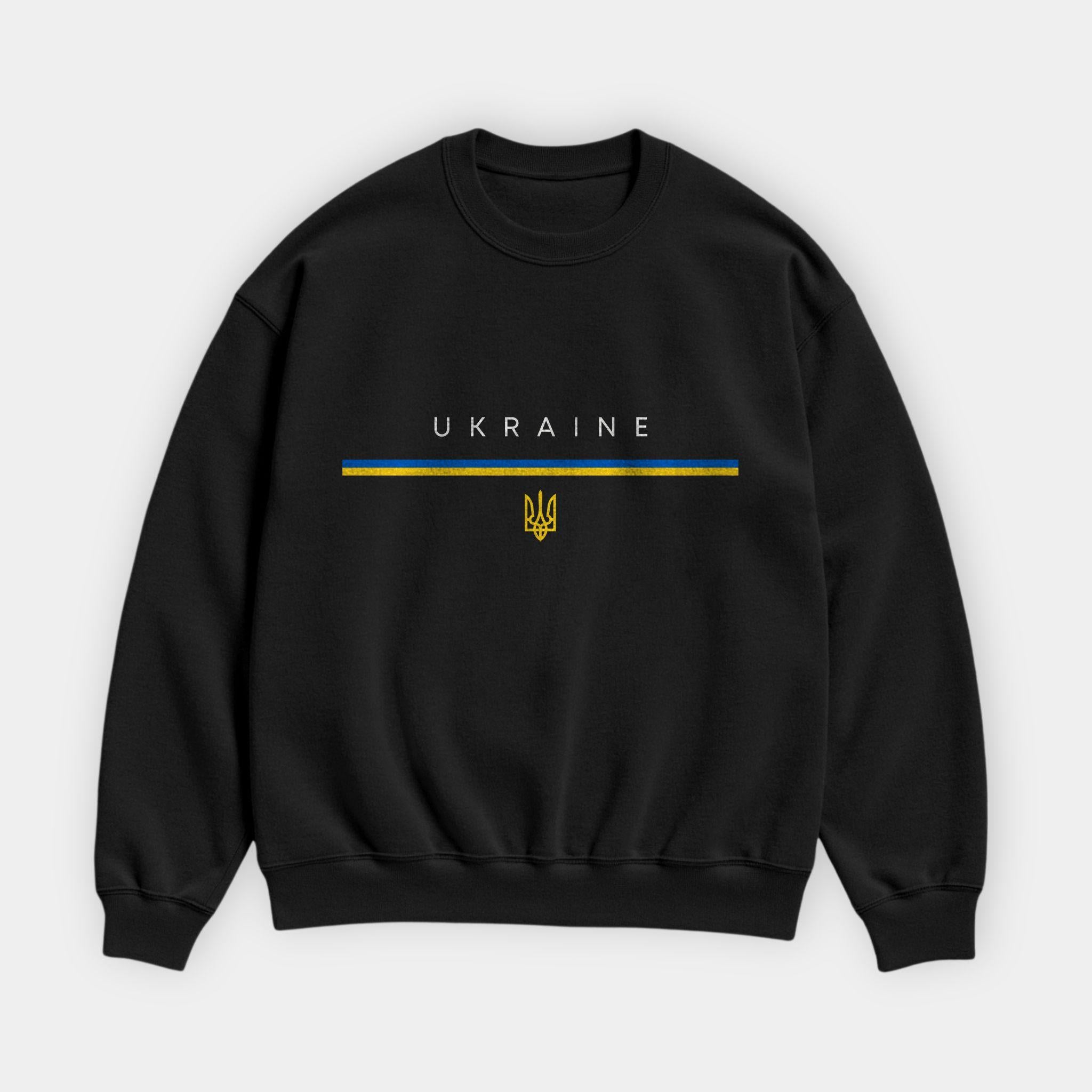 Ukraine Flagline Sweatshirt